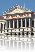 Caesars Palace over Lake Bellagio