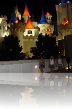 Excalibur at night