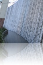 Aria Waterfall Las Vegas Entrance