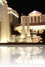 Caesars Palace Fountains at Night