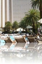 The Mirage Pool in August is HOT