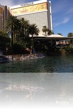 The Mirage Volcano during the Daytime