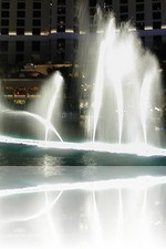 Bellagio Fountains at night