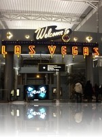 Arriving in Las Vegas Airport Sign