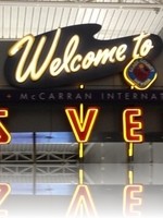 Arriving in Las Vegas Airport Sign